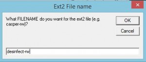 Ext2 file name